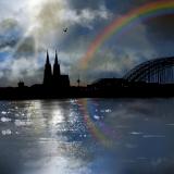 Dom mit Regenbogen