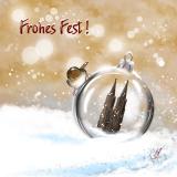 Doppelkarte: Frohes Fest!